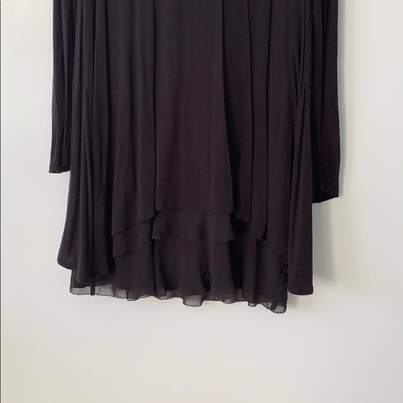 Kenzie long sleeve dress with layered skirt - Picture 2 of 3